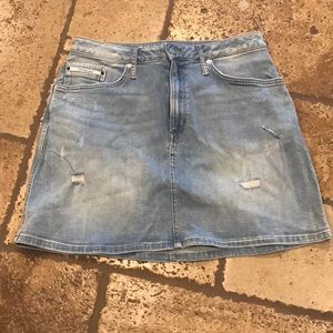 Calvin Klein Jean Skirt
